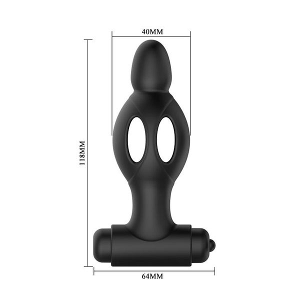 Mr Play - Silicone Vibrating Anal Plug zdjęcie 4