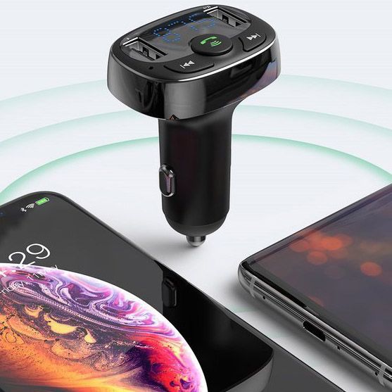 Baseus Ładowarka samochodowa Transmiter Bluetooth zdjęcie 11