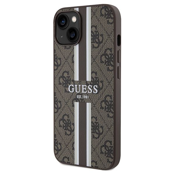 Etui Guess do iPhone 15, iPhone 14, iPhone 13, Brązowy, MagSafe zdjęcie 2