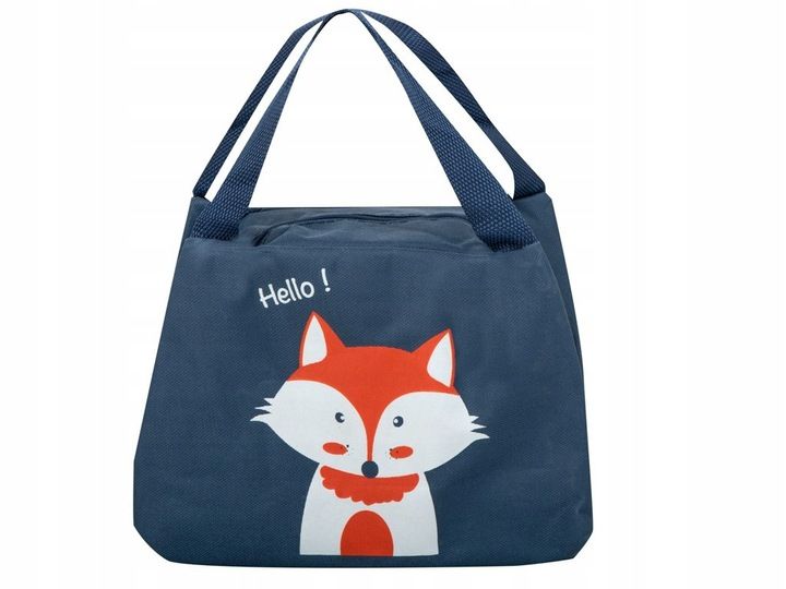 TORBA TERMICZNA IZOLACYJNA LUNCH JEDZENIE ŚNIADANIE PIKNIK PLAŻĘ BIWAK zdjęcie 6