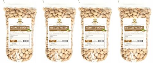 PISTACJE PRAŻONE DUŻE SOLONE - 4 x 1kg f_braterska na Arena.pl