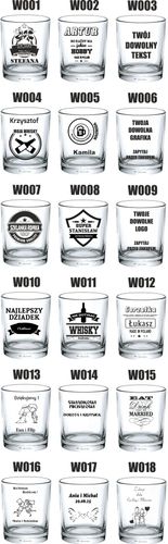 Szklanka WHISKY prezent na święta mikołajki grawer na Arena.pl