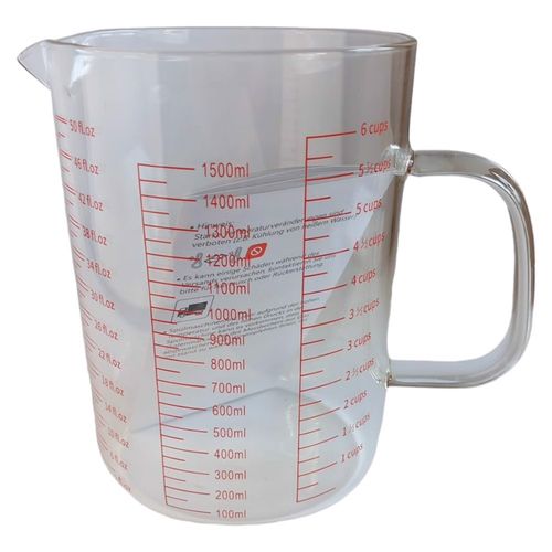 Dzbanek z Miarką Szklany Miarka Kuchenna 1,5L na Arena.pl