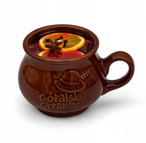 Komplet 2x KUBEK kamionkowy DO GRZAŃCA na grzane wino piwo zestaw do wina na Arena.pl