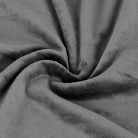 Pokrowiec Na Fotel Finka Szary Welur Elastyczny [21Fc]