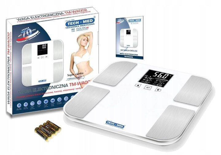 WAGA ANALITYCZNA ŁAZIENKOWA TECH-MED TM-WA002 BMI zdjęcie 2