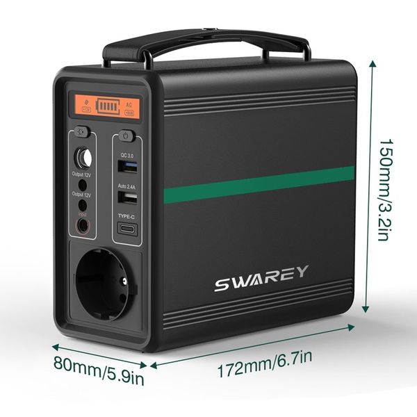 POWER BANK SWAREY GENERATOR SOLAR 52000 mAh Type-c / QC3.0 /USB+100W SOLAR zdjęcie 5