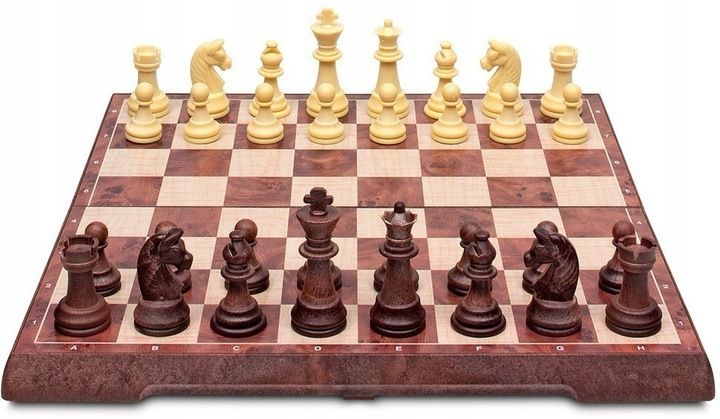 SZACHY WARCABY MAGNETYCZNE KLASYCZNE 2W1 GRA LOGICZNA zdjęcie 3