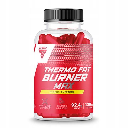 TREC THERMO FAT BURNER 120kaps NIESAMOWITY SPALACZ na Arena.pl