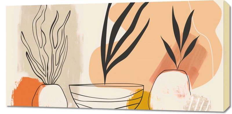 Obraz 100x50cm Szkice Botaniczne zdjęcie 1