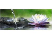 100X40CM BAMBUS KAMIENIE OBRAZ DREWNO