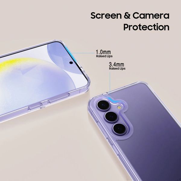 tech-protect flexair hybrid galaxy s25 edge clear zdjęcie 3