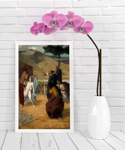 Alexander and Bucephalus, Edgar Degas - plakat 40x50 cm zdjęcie 2