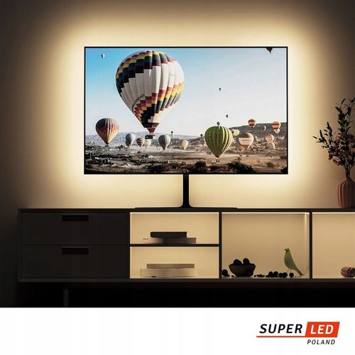 Taśma LED listwa COB 12V Neon Linia 5 metrów mocna neutralny 1080lm / na Arena.pl