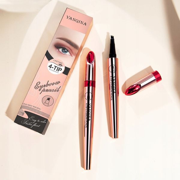 MARKER DO BRWI KERDKA MICROBLADING PISAK 4w1 Kolor ciemnej kawy zdjęcie 4