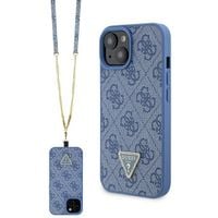 Etui Guess do iPhone 15, iPhone 14, iPhone 13, Niebieski