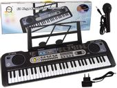 ND24_15622 Keyboard z Mikrofonem Instrument Muzyczny Czarny 5905679071595