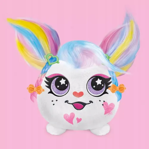 Projekt Plusz Fryzurki - Plusz z ręcznym aerografem RÓŻYCZKA na Arena.pl