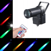 15W RGB Led Mini Spot oświetlenie sceniczne z pilotem