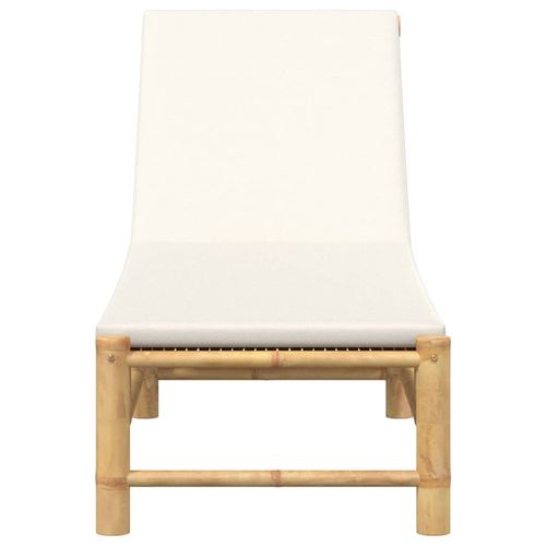 Leżak z poduszkami, 55x199x30 cm, bambus na Arena.pl