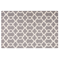 Dywan wełniany 140 x 200 cm szary ZILE