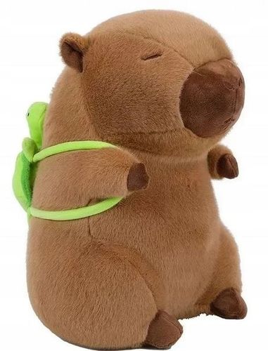 KAPIBARA PLUSZOWA MASKOTKA 55 CM ZABAWKA Z PLECAKIEM ŻÓŁWIK MIĘKKA PLUSZAK na Arena.pl