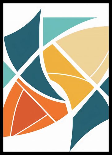 Plakat 67,5x95cm Geometria Wiatru na Arena.pl