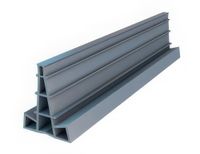 Listwa dylatacyjna PCV do betonu H=12,5cm L=2,5m do wylewek betonowych 5szt