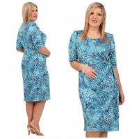 ELEGANCKA SUKIENKA ELASTYCZNA DUŻE ROZMIARY POLSKI PRODUCENT WIĄZANA