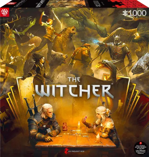 Puzzle Good Loot Wiedźmin 1000 elementów Puzzle Gaming The Witcher Wiedźmin na Arena.pl