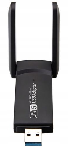 KARTA SIECIOWA WIFI WI-FI ADAPTER USB 3.0 1300Mbps 5GHz 2 TRYBY AP na Arena.pl