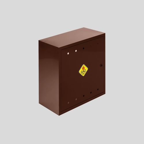 SKRZYNKA GAZOWA 60x60x25 SZAFKA STANDARD NA ZAWÓR GAZ KOLOR BRĄZOWY na Arena.pl