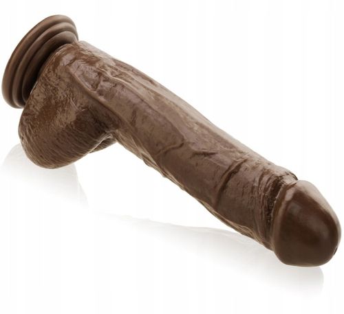 MEGA WIELKI PENIS GRUBE SEX DILDO DONG - 25cm DŁUGOŚCI, ŚREDNICA 5cm na Arena.pl