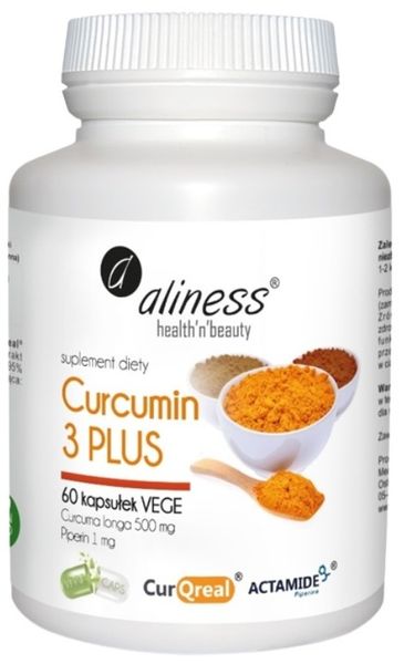 CURCUMIN 3 Plus 500mg KURKUMINA Curcuma longa zdjęcie 1