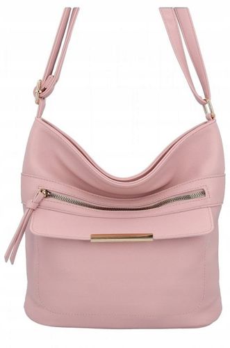 Herisson - torebka worek kieszonka na zamek pudrowy róż 1052L2092 na Arena.pl