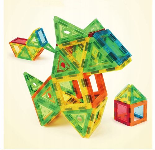 KLOCKI MAGNETYCZNE 3D MAGNETIC EDUKACYJNE NEODYMOWE PANELE DLA DZIECI na Arena.pl