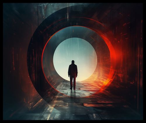 Plakat 60x50cm Portal do Świata na Arena.pl