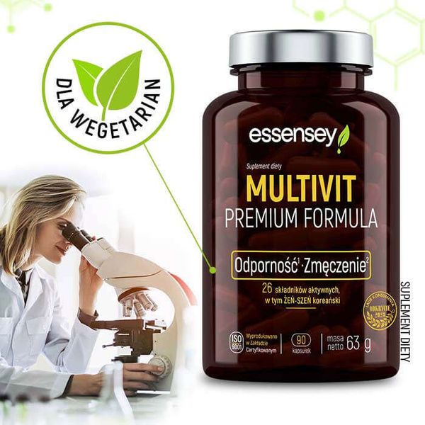 Essensey - Multivit Premium Formula - 90 kaps. zdjęcie 4