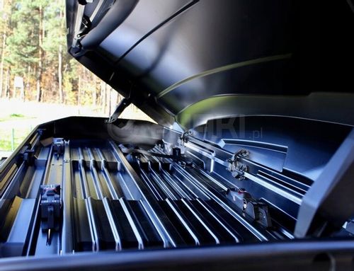 BAGAŻNIK DACHOWY BOX BOKS KUFER HAKR ETERNAL 600 Litrów CZARNY POŁYSK na Arena.pl