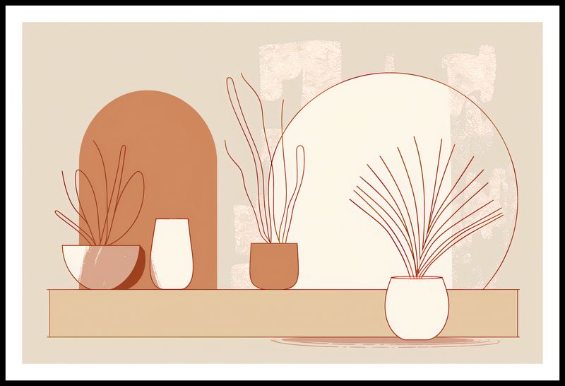 Plakat 91,5x60cm Widok Roślin zdjęcie 3