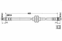 Renault Clio 3 - Zestaw Przewodów Hamulcowych Teflonowych W Oplocie