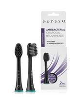 Końcówka do szczoteczki SEYSSO Carbon Antibacterial 2 sztuki SE0102 Czarna