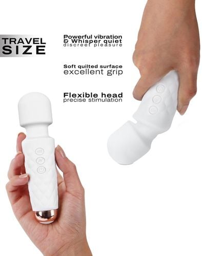 mini masażer łechtaczki dorcel wanderful biały usb 15 cm na Arena.pl