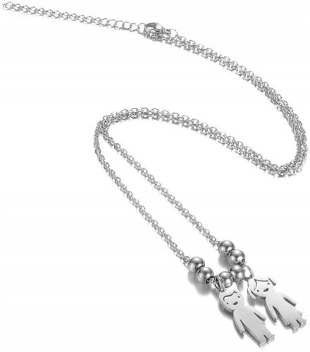 Naszyjnik Stal Chirurgiczna Dzieci Srebrny 316L na Arena.pl