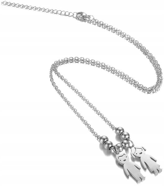 Naszyjnik Stal Chirurgiczna Dzieci Srebrny 316L zdjęcie 6