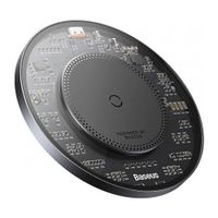 ładowarka indukcyjna magnetyczna do telefonu 15w + kabel usb-c 1m czarna