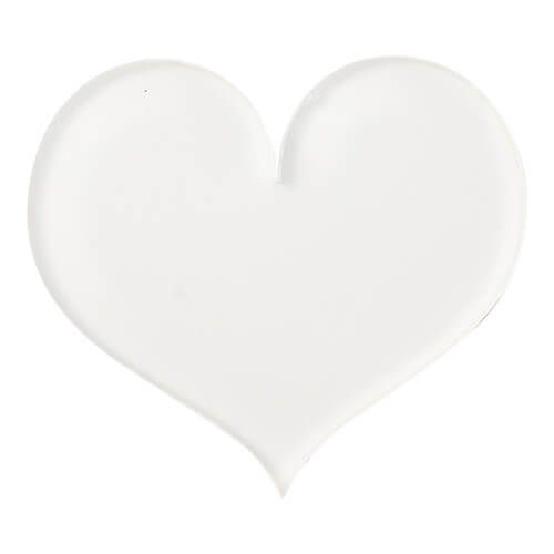 Magnes akrylowy serce do sublimacji zdjęcie 1