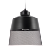 Lampa wisząca metalowa czarna MUGA