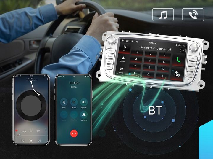RADIO SAMOCHODOWE do FORD MONDEO MK4 FOCUS MK2 MK3 GALAXY GPS ANDROID RDS zdjęcie 14