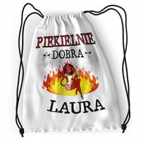 Plecak Dla Laury Sportowy Szkolny Worek Torba Z Nadrukiem Ze Zdjęciem
